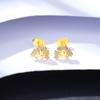 Pendientes PAG & MAG Árbol de la Vida Creativo Plata de Ley 925 Temperamento Coreano Pendientes Simples Compactos para Mujer Celebridad de Internet Mori