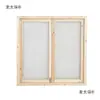 Marco de celosía de ventana ventana de vidrio barandilla de ventana de vidrio ventana de madera ventana de trigo mosquitero de ventana marco de ventana retro predeterminado honesto