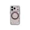 Suporte Rotativo Rosa de Pernas Longas Kt360 Capa para Celular Apple 18Promax Adequada para 16Promax Camada Dupla 17Pro