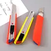 Faca de Utilidade para Material de Escritório Grande 18mm Aço Inoxidável Faca para Cortar Papel de Parede Faca para Abrir Pacotes Expressa Faca Portátil para Abrir Caixas