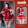 Roupa com tema de Natal: fantasia de coelho de veludo sexy, vestido vermelho justo ao corpo, traje para apresentação de palco, roupa de Natal plus size