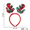 Decoraciones navideñas diadema de asta de alce diadema fiesta de Navidad sombrero de Navidad diadema de árbol de Navidad regalo para niños