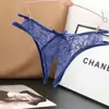 Lingerie Sexy Feminina Renda Transparente Abertura no Gancho Sexy Vazada Tanga Cintura Baixa Roupa Íntima Sexy Feminina Transfronteiriça