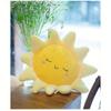 Cojín de sol niña corazón nube plumón algodón felpa cojín hogar sofá cojín decorativo