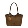 Outono 2026 Novas Bolsas Bolsa Saco Estilo Coreano Transversal Bolsa de Moda Bolsa de Ombro com Textura Retrô Feminina Bolsa Tote de Alto Padrão