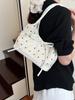 Bolsa Saco Transfronteiriça para Mulheres 2026 Nova Verão Laço Bolsa de Ombro Artística Casual Bolsa Tote de Mão