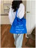 Nova Bolsa de Ombro Casual de Grande Capacidade 2026 para Mulheres, Bolsa Tote de Lona Versátil Estilo Coreano para Trabalho e Deslocamento