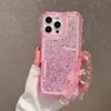 Nuevo producto: Hermosa Funda de Teléfono Brillante Moldeadora de Cintura con Diseño Antigolpes Tres en Uno, Resina de Color Caramelo, Adecuada para Ip16Promax, con Pulsera