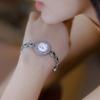 """"Bosque Brumoso""Bs Nuevo Fabricante Transfronterizo Retro Francés Esmeralda Gota de Agua Diamante Pulsera Reloj Fa1876"""