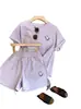 Conjunto Esportivo Casual de Shorts de Manga Curta com Estampa de Rosto Sorridente Transfronteiriço Feminino Emagrecedor Solto Estilo Coreano Conjunto de Duas Peças Estudante Tendência
