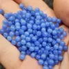 Jóias miçangas soltas miçangas de vidro azul miçangas soltas faça você mesmo pulseira colar tecidas miçangas soltas miçangas de jade imitação acessórios miçangas