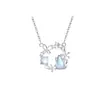 Collar de Plata Esterlina 925 para Mujer Lujo Accesible Diseño Nicho Nuevo Collar Cadena Clavícula Joyería Moderna Regalo de Cumpleaños para Novia