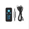 Carregamento durante o uso do cartão X6 receptor bluetooth para carro cartão TF AUX alto-falante adaptador de áudio bluetooth 5.0 bluetooth