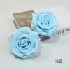 Flor Artificial Rosa Enrolada Cabeça de Flor de Seda Atacado Fundo de Casamento Decoração de Parede de Flores Arranjo de Flores Azuis
