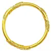 Pulsera Antigua de Vid de Acacia Artesanía en Relieve Flor de Pavo Real Femenina Pulsera Abierta Moda Simple Gama Alta Venta al por Mayor
