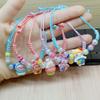 Puesto Caliente Pulsera de Cuerda Colorida Tejida a Mano Unisex Infantil Bob Esponja Sanrio Dibujos Animados
