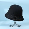 Chapéu balde de malha oca novo de moda de verão para mulheres, chapéu pequeno de cor sólida japonesa para rosto, para atividades ao ar livre e lazer, fabricantes, atacado