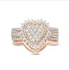 Anillo de compromiso con diamantes y circonitas para damas europeas y americanas, joyería transfronteriza de Wecheng