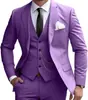 Amazon Comercio Exterior Traje de Tres Piezas para Hombre Transfronterizo Traje de Negocios Ajustado Atuendo Elegante para Banquetes