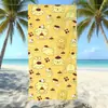 Toalla de Playa con Estampado de Perro Pudín de Sanrio, Absorbente de Agua, Secado Rápido, Fibra Ultrafina, Toalla de Baño para Vacaciones, Directo de Fábrica