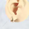 Brincos de Cobre com Zircônia em Forma de Espiga de Trigo Fivela de Orelha Clipe de Orelha Brincos de Luxo Acessível Estilo Ins para Mulheres Acessórios de Joias