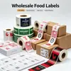 Rótulos Personalizados para Garrafas de Azeite À Prova d'Água Resistentes a UV Folha de Ouro Ecológico Durável Reutilizável Rolo de Papel