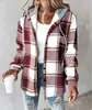 2024 Europeo y Americano Casual Aliexpress Amazon Más Vendido para Mujer Cuadros Grandes Ropa de Abrigo para Mujer Cuadros Otoño e Invierno Nuevo Estilo