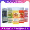 Soporte de rodillo transfronterizo de 100 g Cera depilatoria roll-on Cera depilatoria cera de abejas aceitosa cera tibia
