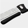 Set de Soporte para Muñecas de Espuma Viscoelástica para Mouse Pad y Teclado, Almohadilla para Muñecas Mecánica para Escritorio de Computadora, Antideslizante, Escritorio de Oficina