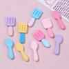 Fosco multi-colorido utensílios de cozinha desenho animado artesanal diy creme gel grampo de cabelo geladeira adesivo material jóias resina acessórios atacado