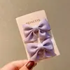 Pasador de pelo para niños coreano Pinza para el pelo de lazo rojo Pinza lateral para flequillo de bebé princesa Accesorio para el pelo de niña Pequeña Versátil Lindo