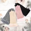 Guantes Calientes con Pantalla Táctil, Forro de Felpa, Para Mujer, Otoño e Invierno, Deportes al Aire Libre, Ciclismo para Adultos, Bicicleta Eléctrica, Engrosados