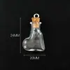 Venta al por mayor del fabricante Mini Botella Transparente de Deriva, Botella de los Deseos, Botella Pequeña de Vidrio con Corcho, Botella Colgante, Botella de Perfume, Colgante para Teléfono