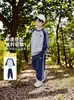 Sudadera Deportiva Casual para Niños Otoño Nuevo 2026 Conjunto de Dos Piezas Primavera y Otoño para Niños Mayores, Holgado y Moderno