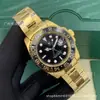 Relojes Mecánicos Laojia con Bisel de Coca-Cola, Bisel de Sprite, Relojes GMT, Relojes Mecánicos Greenwich, Bisel de Cerámica, Acero Inoxidable, Resistente al Agua