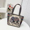 Comercio Exterior al por Mayor Nuevo Bolso Étnico de Elefante Matai para Mujer Bolso de Mano Simple para el Trabajo Bolso de Lona Bordado Bolso Pequeño Transfronterizo