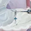 Colgante de Aretes de Rombo de Cometa de Trébol de Cuatro Hojas de Colores, Cierres para Aretes, Aro para Cartílago de Oreja de Mujer, Diseño Simple de Nicho, Aros de Aretes Apilables