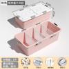 Caja de Almacenamiento Debajo de la Cama con Ruedas para Dormitorio, Caja de Almacenamiento de Plástico para Dormitorio Escolar, Caja Debajo de la Cama para Colchas