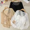 Camisola de encaje con lazo puramente seductora para mujer, nuevo estilo de verano, prenda exterior, diseño sin tirantes, top de nicho para chica popular