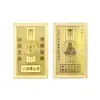Ventas Directas de Fábrica en Stock de Tarjeta General de Oro y Tarjeta de Cobre de Gran Mariscal del Templo Che Kung, Sha Tin, Hong Kong