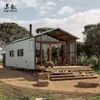 Ventas directas de fábrica, soláriums de vidrio con estructura de acero diseñados a medida, villas vacacionales móviles y edificios residenciales, adecuados para exportación