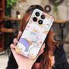 Aplicable a la carcasa del teléfono móvil Red Mi K70/K70 Pro personalizada anime para hombres y mujeres, con arena movediza, transparente, moderna, juvenil, linda
