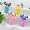 Chaveiro de Boneca Pingente de Caneca de Chá com Leite Donut Pingente de Caneca de Chá com Leite Boneca Pingente de Caneca de Chá com Leite Sorvete