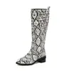 40-50 Estación Independiente de Comercio Exterior Europeo Talla Grande Botas de Mujer Primavera Otoño Huecas Tacón Grueso Botas Altas Sandalias Flotantes