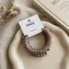 Gomas para el pelo de satén multicolor con alta elasticidad y textura, estilo básico, sin costuras y no dañan el cabello, simples y elegantes, accesorio para el cabello de uso diario