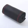 Cubierta para volante de piel de vacuno de primera capa, cuero cosido a mano, cubierta para manija de coche, universal para las cuatro estaciones, directo de fábrica, una generación de cabello