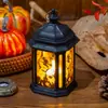 Decorações de Halloween Bolsinha Infantil Lanterna de Abóbora Enfeites de Atmosfera de Halloween Pingente Lanterna de Vento Adereços para Fantasia de Festa