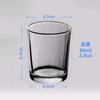 Fábrica Cabello Lacio Vaso de Vino Blanco Pequeño de 2 oz Vaso Conmemorativo Comercial de Hotel con Logotipo Serigrafiado Copa para Licores Copa de Vino