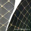 Material en rollo para alfombrillas de coche de comercio exterior transfronterizo, capa superior acolchada bordada, capa superior bordada de esponja de cuero, materias primas para alfombrillas de maletero