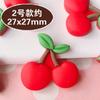 Rabanete Cereja Abacate Morango Abacaxi Melancia super fofo usar textura fruta diy joias de resina acessórios